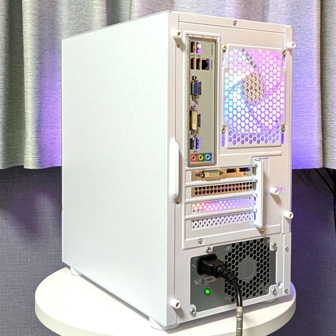 新品白ケース GTX1660SUPER RGBファン搭載 自作ゲーミングPC