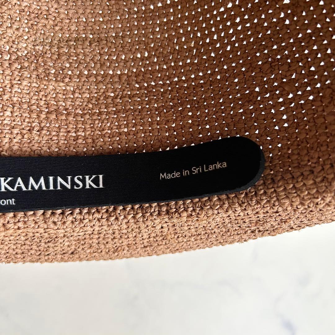 【極美品】ヘレンカミンスキー プロヴァンス10 麦わら帽子 ヌガー ラフィア