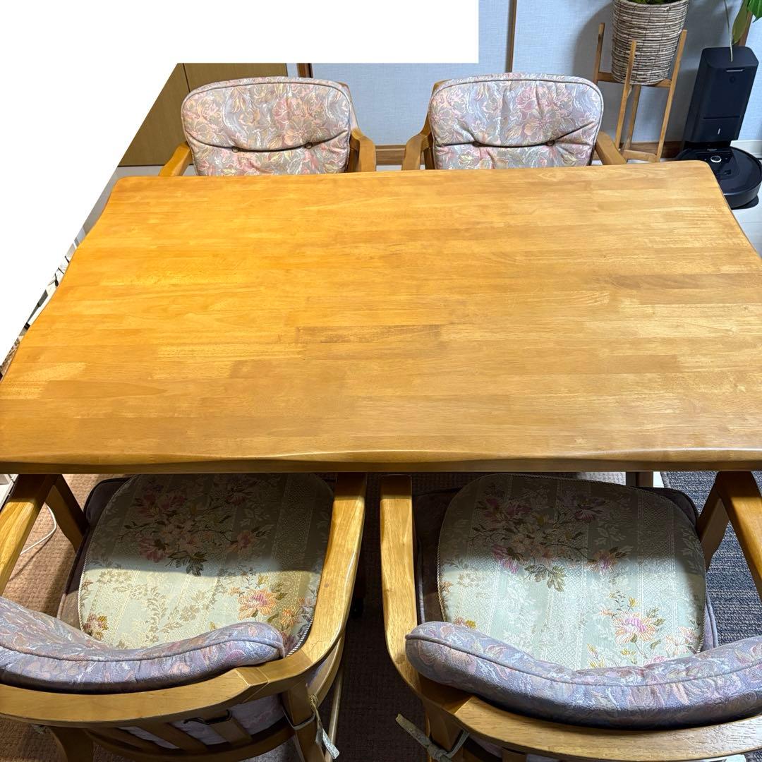 カリモク ダイニングチェア4脚セット キャスター付き karimoku