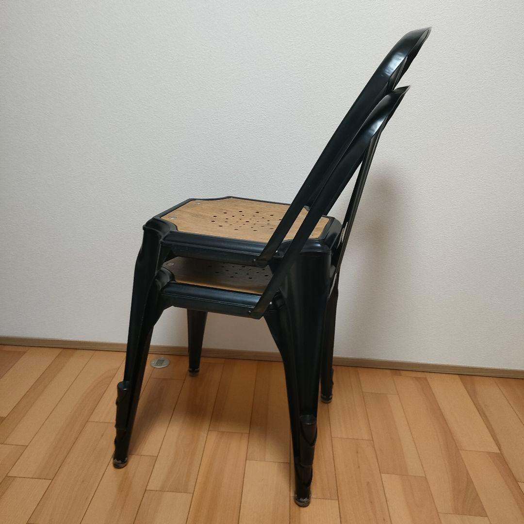 【希少｜インダストリアルチェア 2脚セット】ノーザンマルチプルズ系 スチール