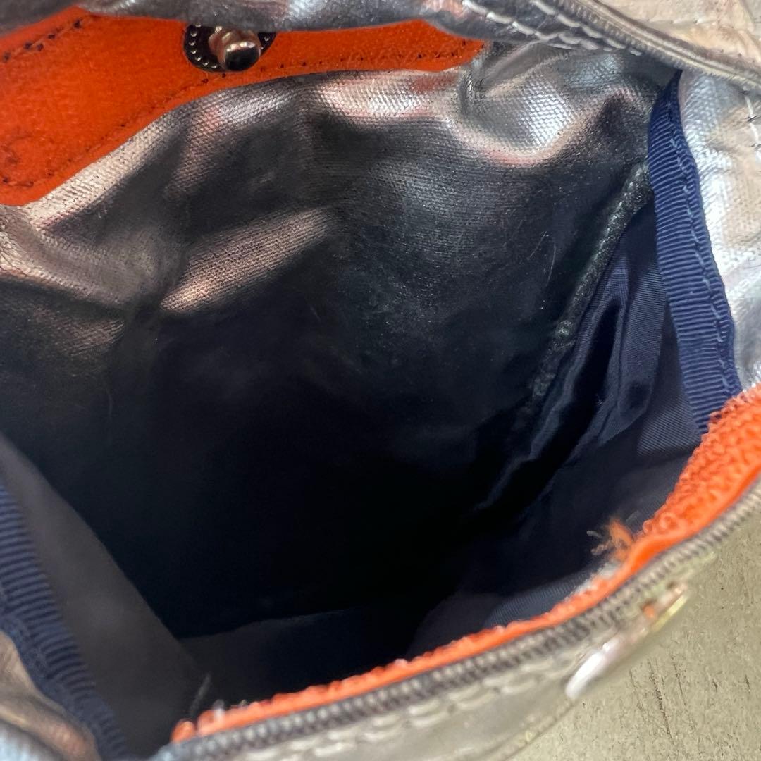 【PORTER×プティローブノアー】シルバー　箔　ヘルメットバッグ　ポーター