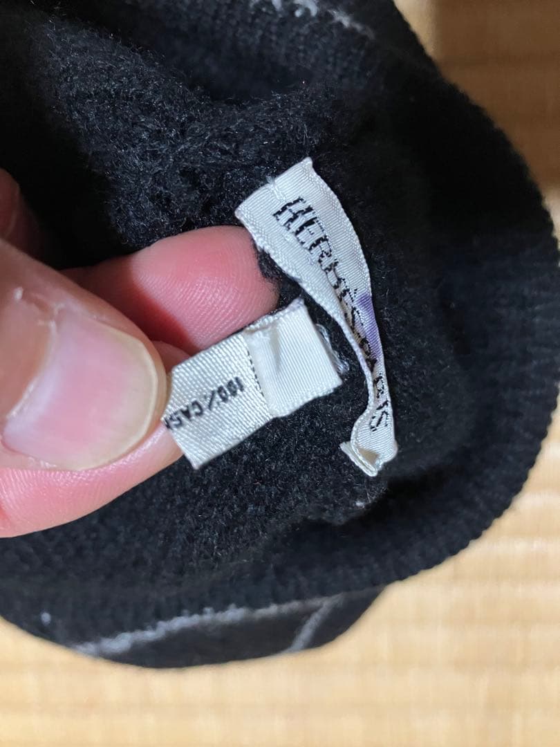 m*l様 エルメス　カシミア　ニットキャップ　マルジェラ期