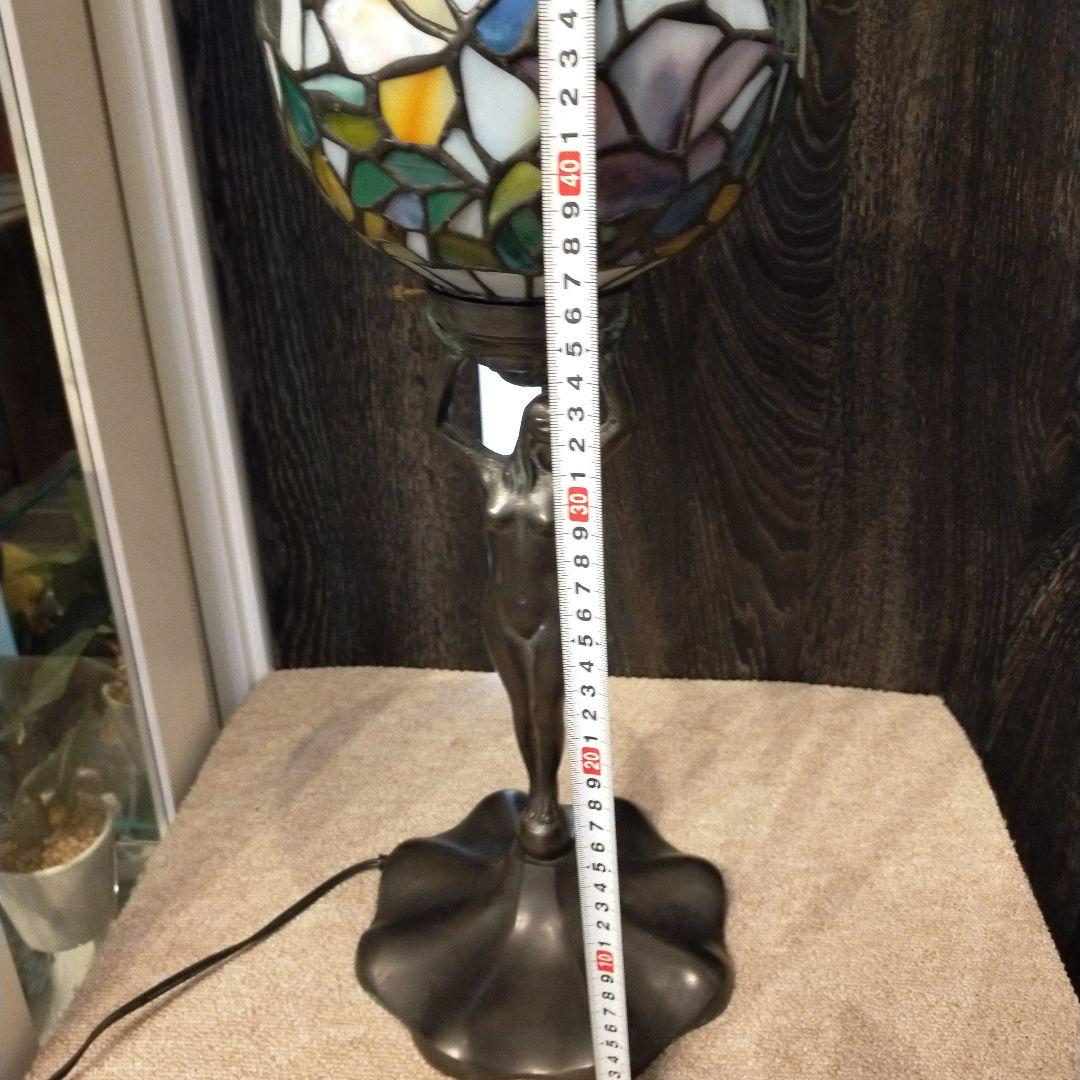 586 ステンドグラス球型フロアスタンド