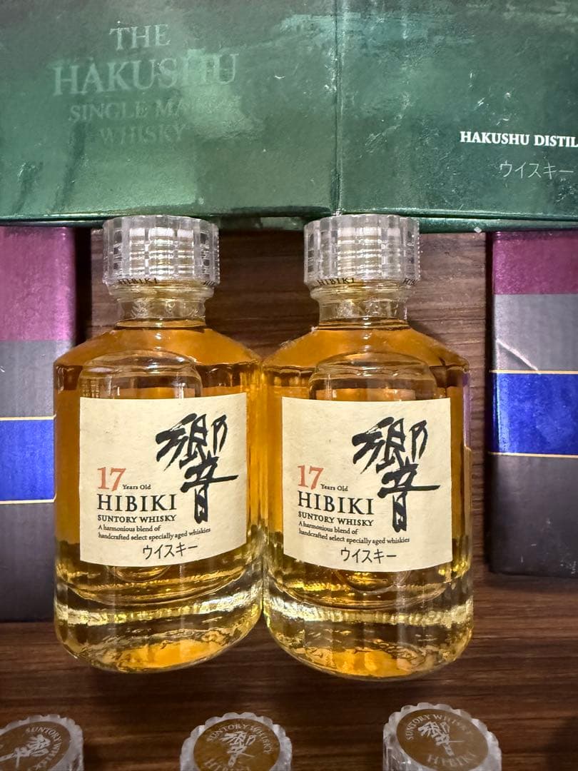 山崎18年空箱空瓶　響17年空箱　白州空箱