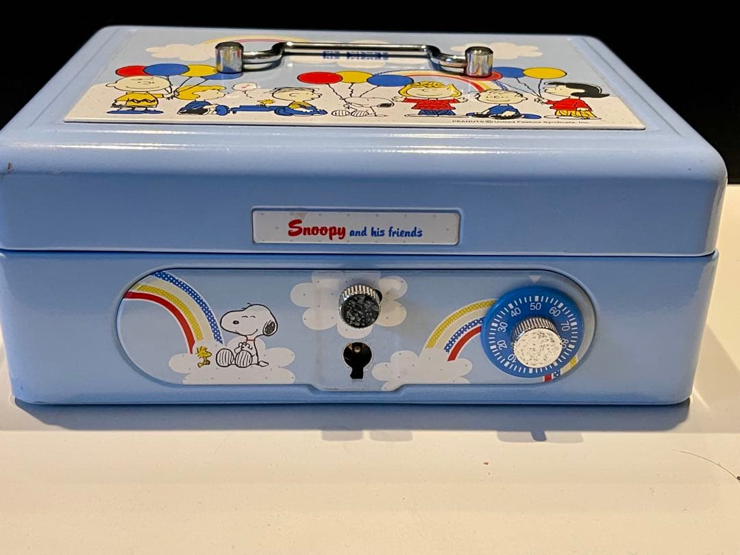 SNOOPY スヌーピー 手提げ金庫 キャッシュボックス サンリオ レトロ レア