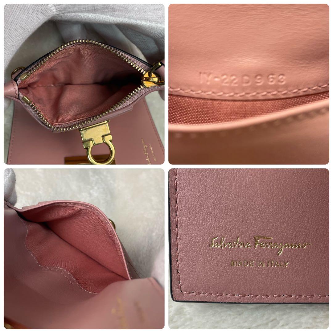 B*r様 極美品 Ferragamo フェラガモ チェーンウォレット 折財布 2