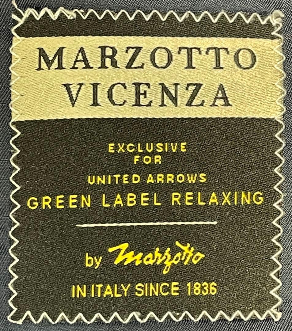 【極美品】MARZOTTO生地 ユナイテッドアローズ 3ピーススーツ ネイビー