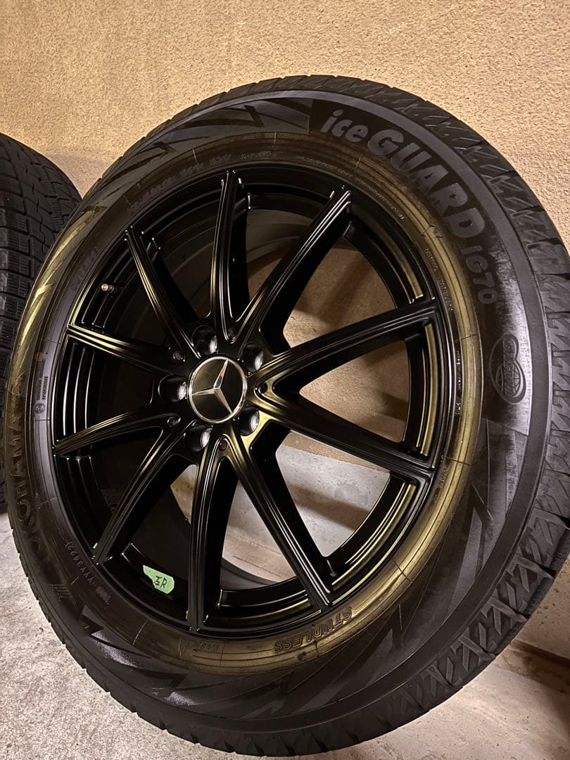 Mercedes-Benz 18インチ スタッドレス　ブラックホイールセット