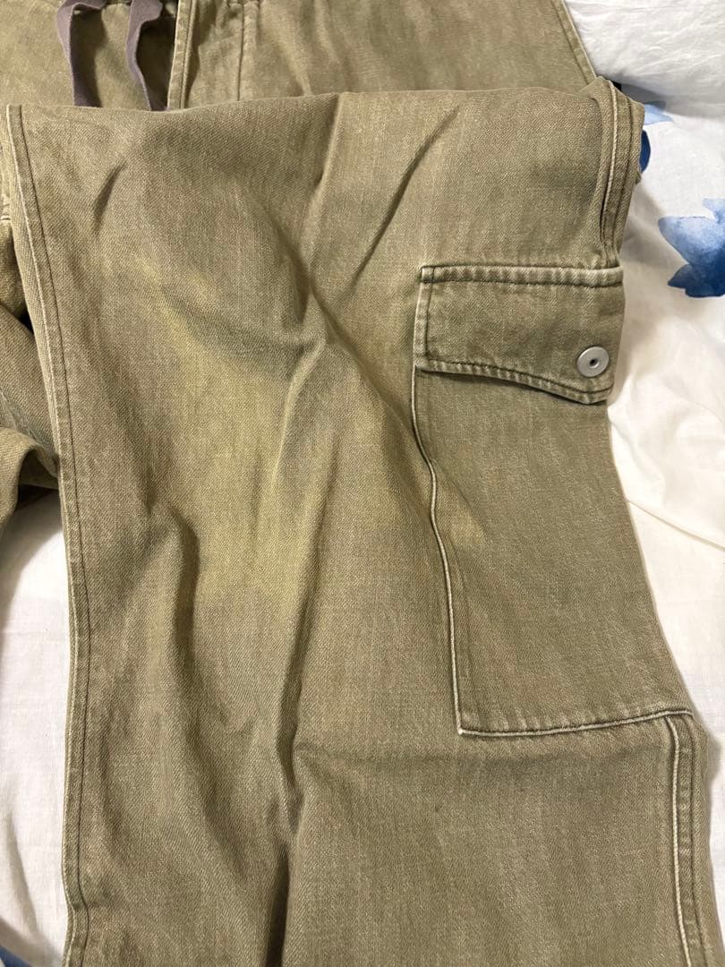 chimala チマラ　カラーデニムカーゴパンツ【売りたいので値下げ！】