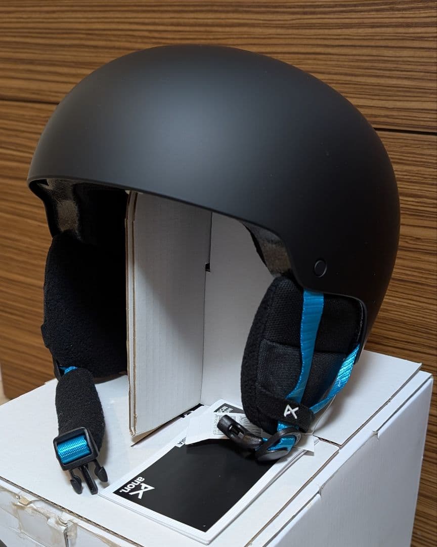 新品 anon RAIDER 3 ASIA サイズМ マットブラック×ブルー
