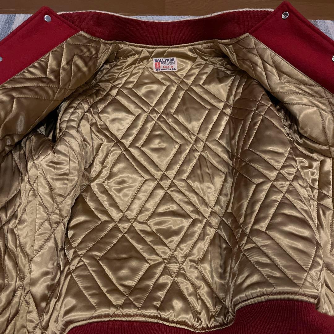 タコ　BALLPARK スタジャン サイズ38 レッド