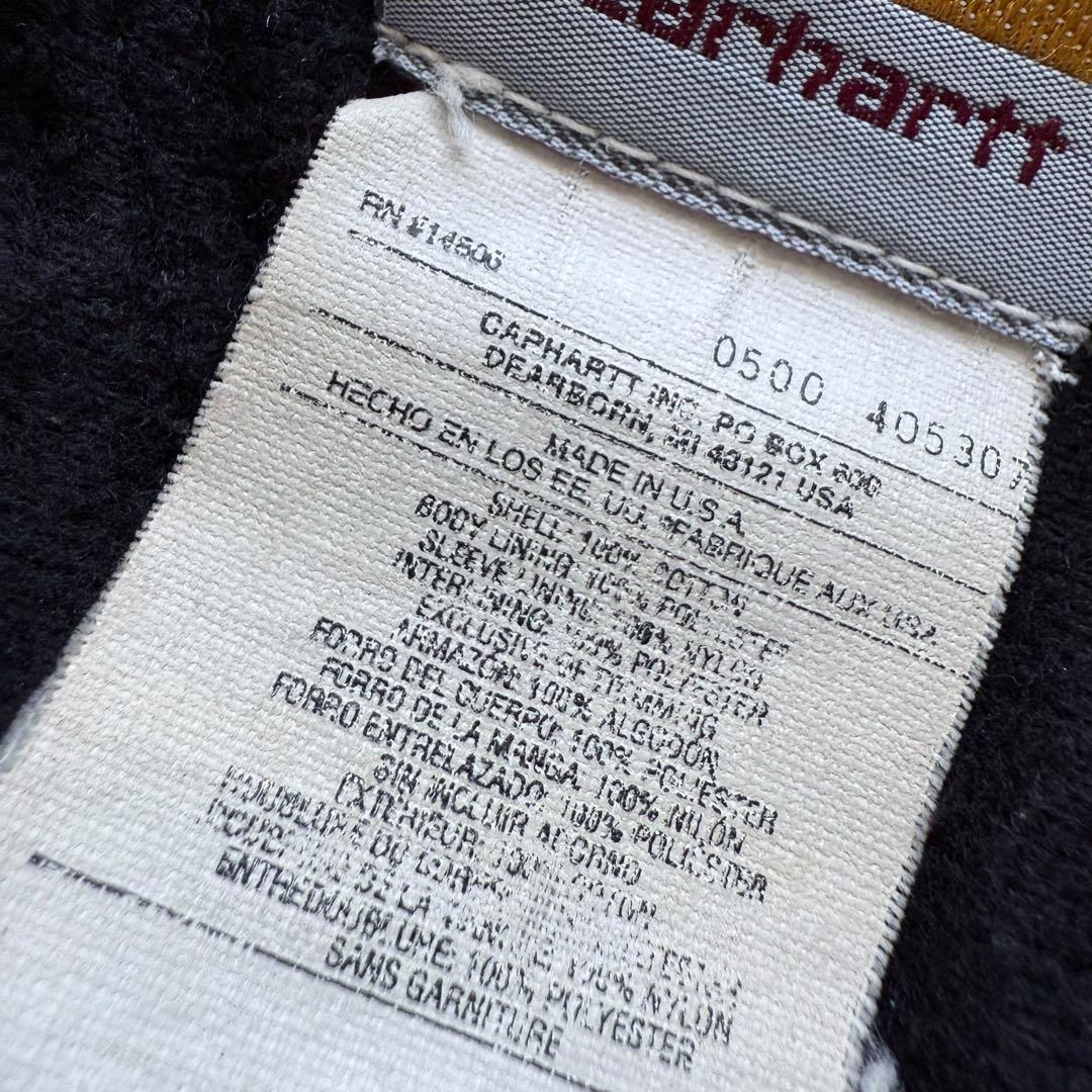 カーハートUSA製 ビンテージ ダックチョアコート ワークジャケット デトロイト