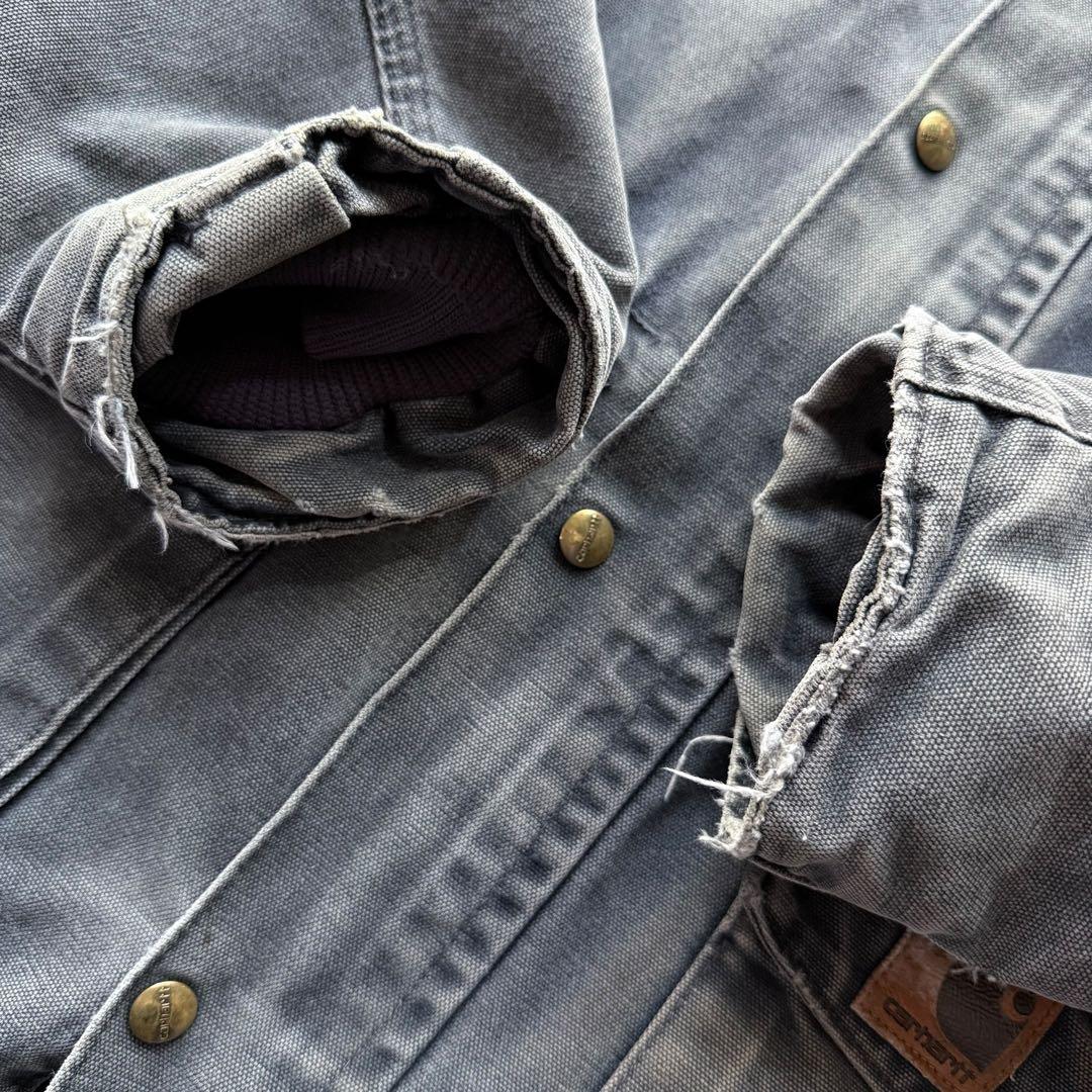 カーハートUSA製 ビンテージ ダックチョアコート ワークジャケット デトロイト