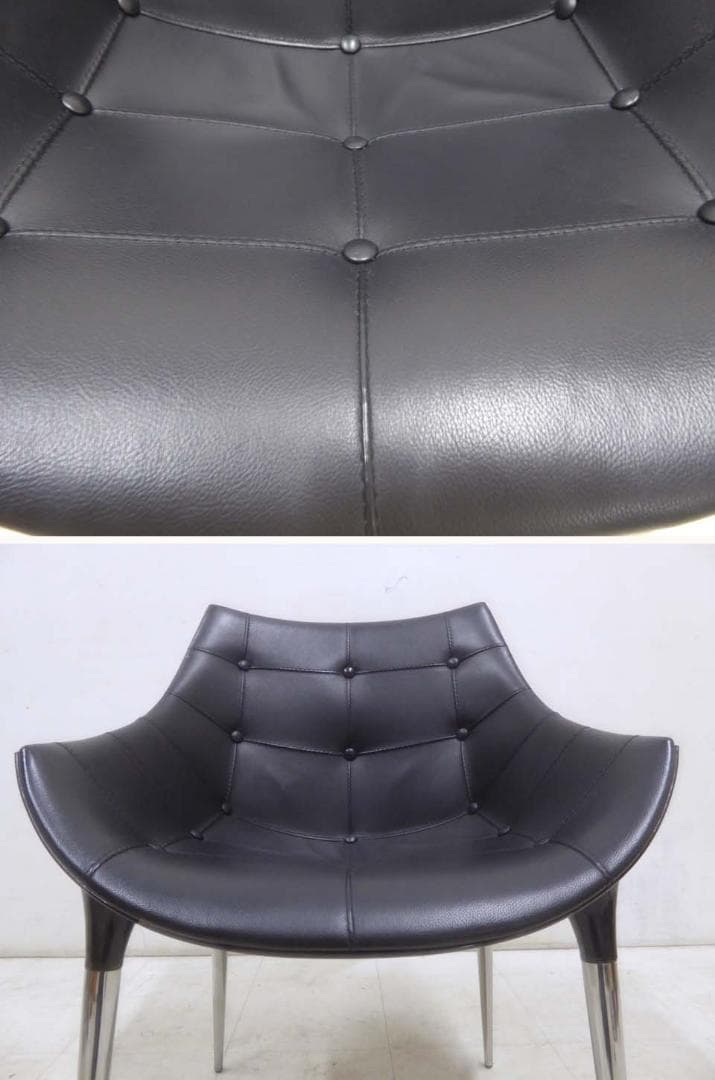 正規品 美品■Cassina■246 PASSION レザーダイニングチェア-2