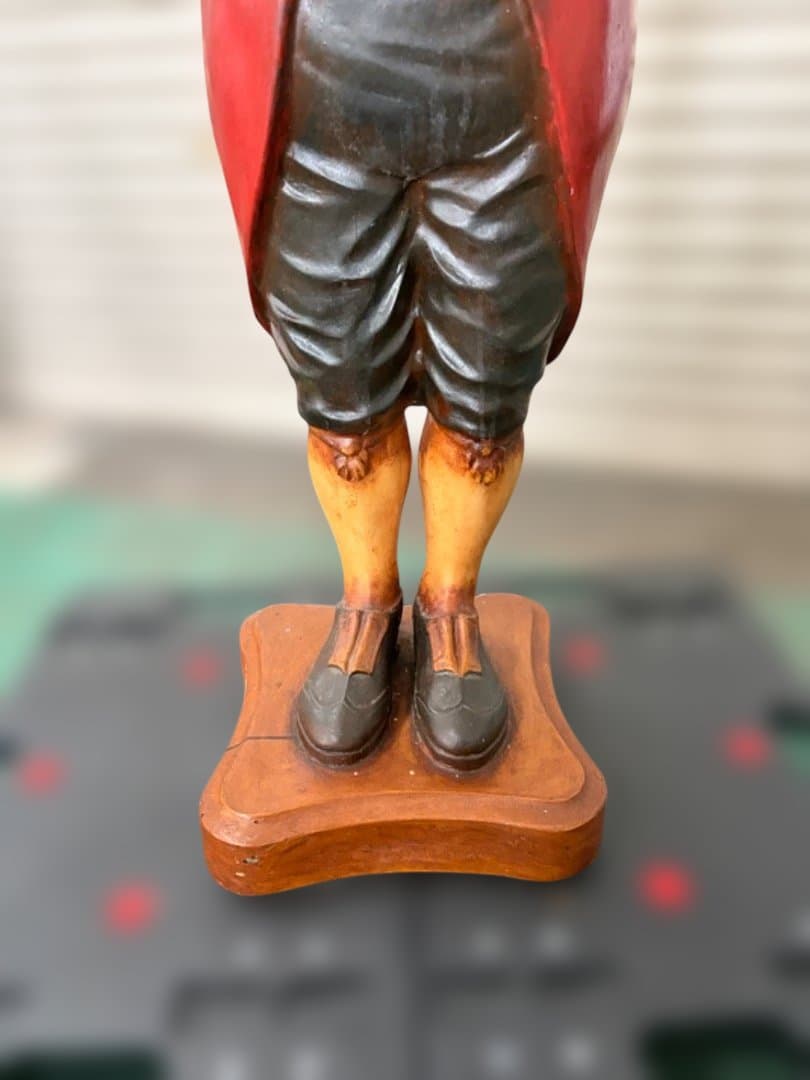 【極希少】 大型　19世紀様式　ブラックムーア　フロアランプ　スタチュー　動作◯