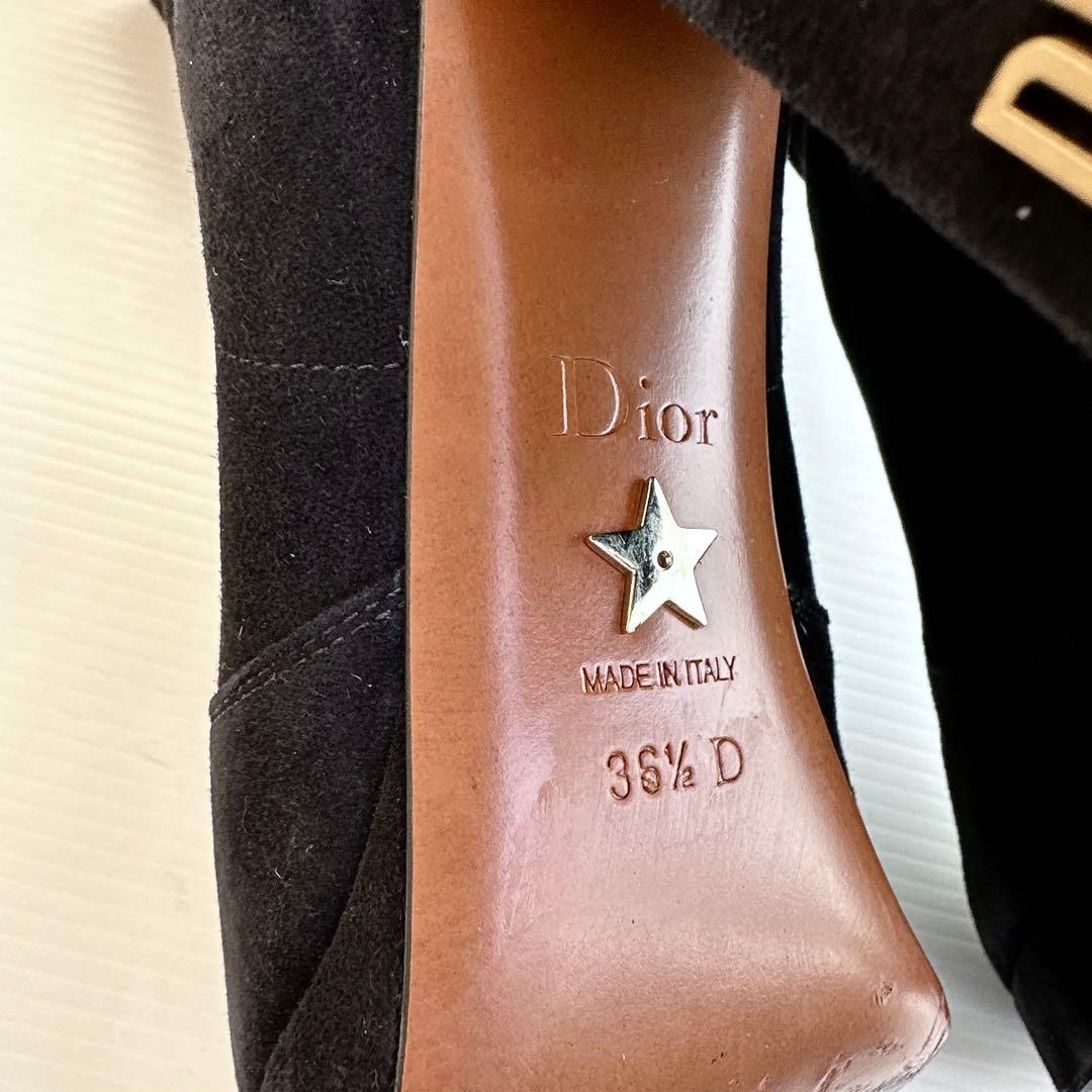 DIOR ディオール　バックジップ　ショートブーツ　ブーティ　靴　美品　36.5