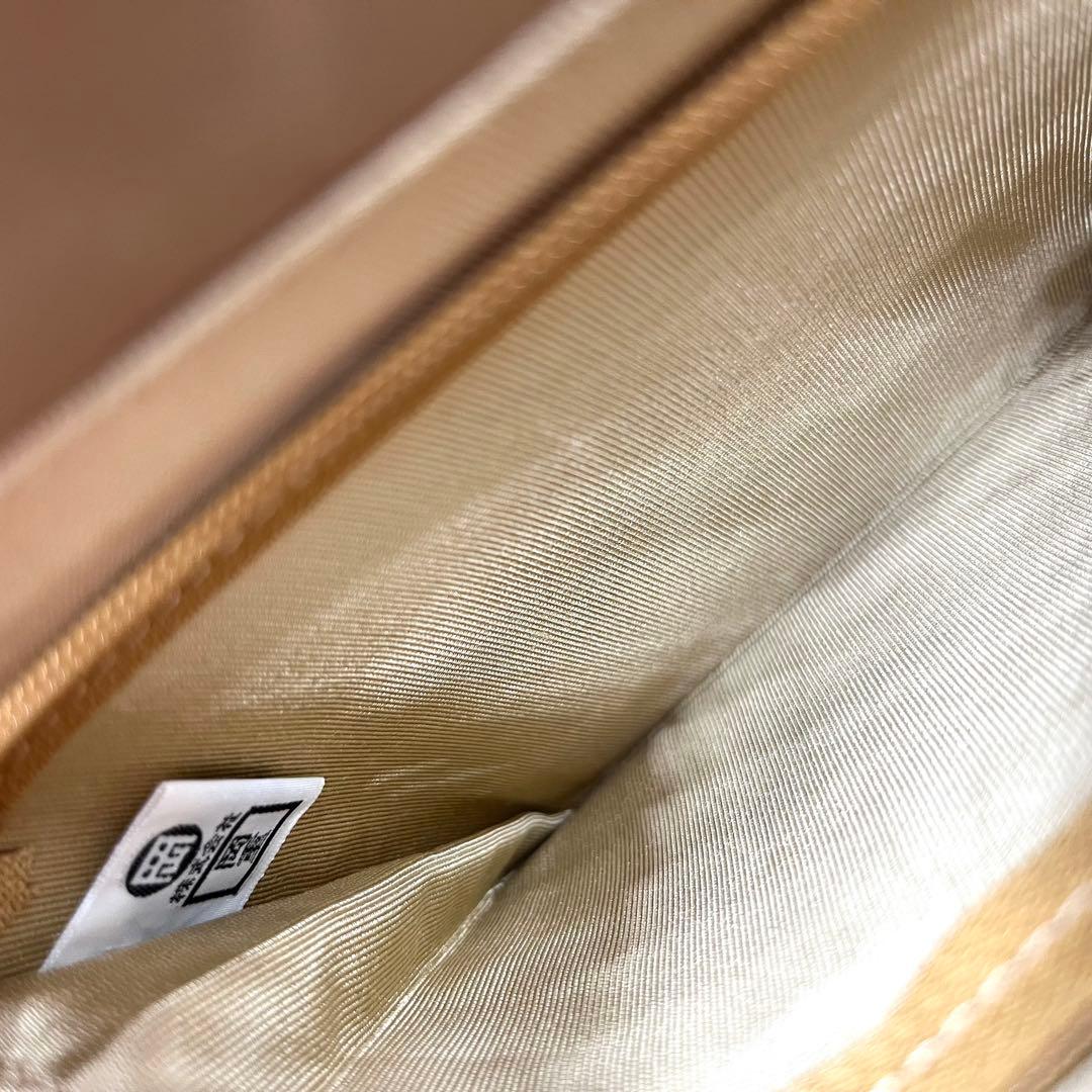 美品　OKAJIMA オカジマ　岡重　和装バッグ　皇室御用達　絹100%