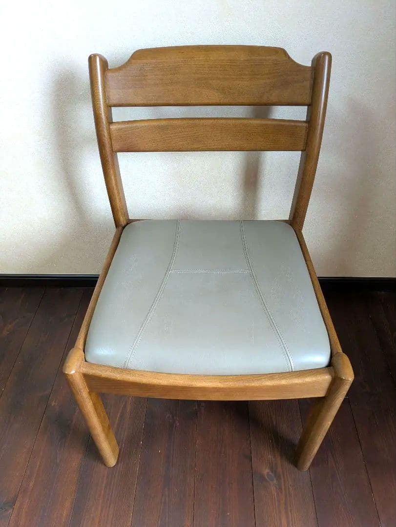 カリモク★ダイニングチェア★2脚セット★レトロモダン★送料無料　①②