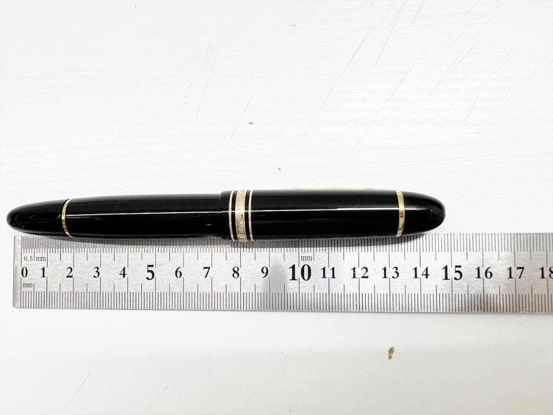 美品　モンブラン　マイスターシュテック　149　万年筆　黒　ゴールド　18K