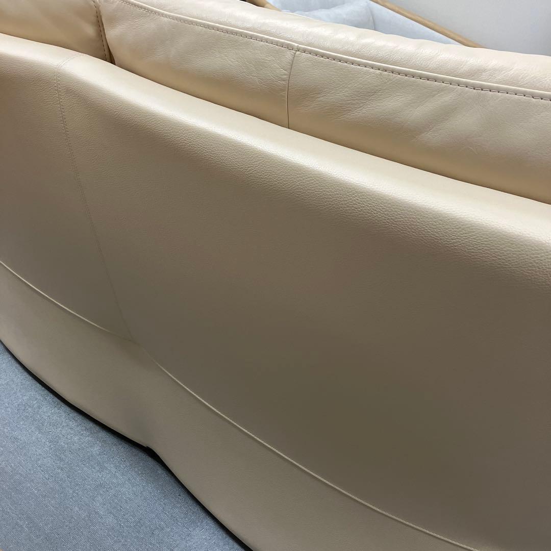 カリモク 2人掛けソファ レザー 2P 2.5P ソファー ZT73 ベージュ系