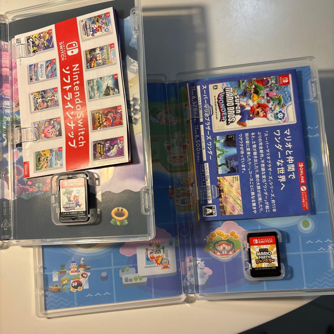 【美品】Switch マリオカセット2個セット