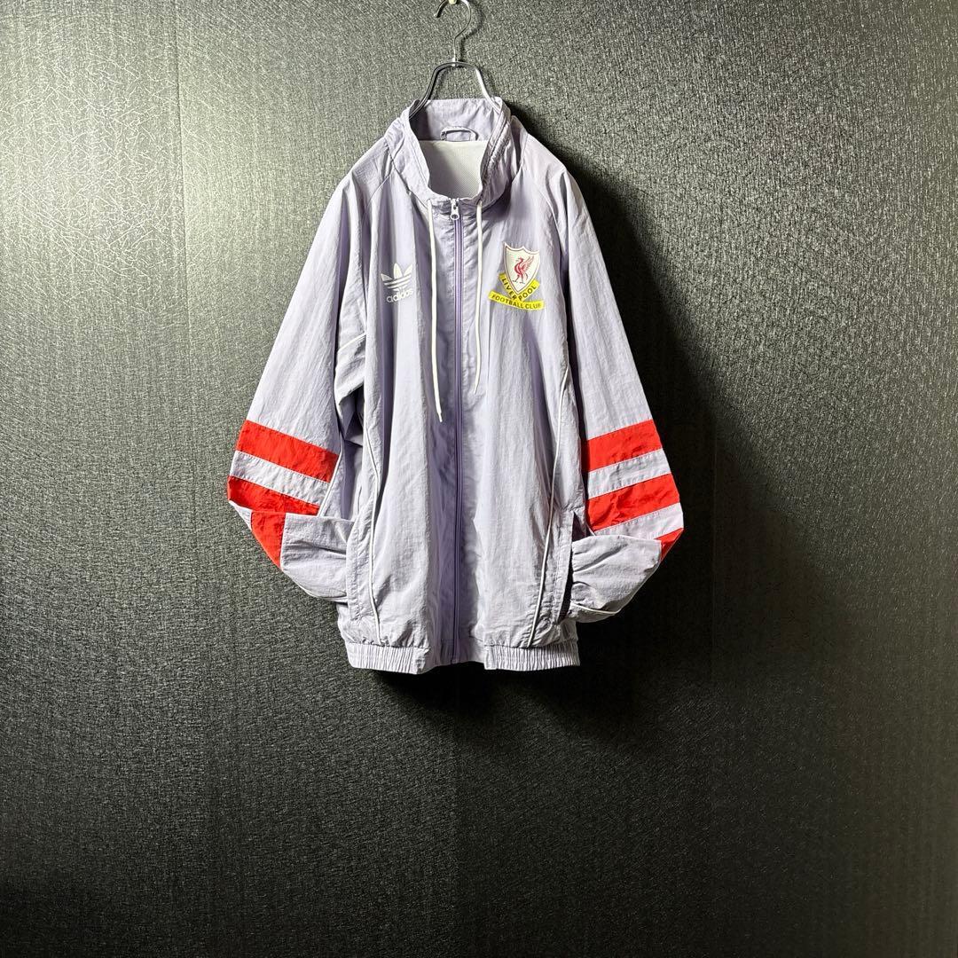 【★リヴァプールFC】 adidas 古着 メンズ アウター ナイロンジャケット