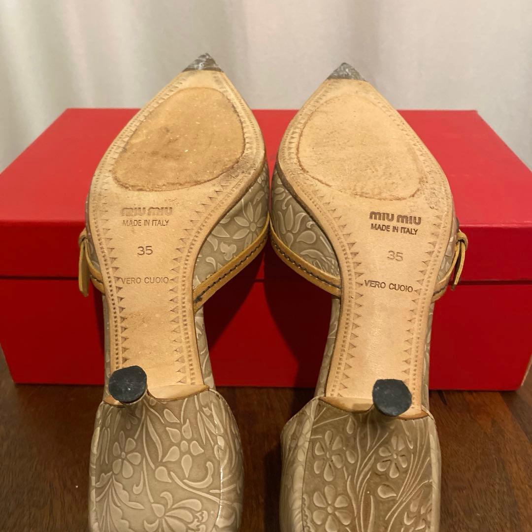 ヴィンテージミュウミュウmiumiu パンプス