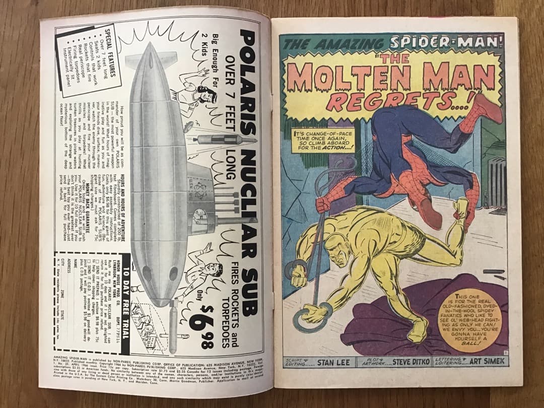 アメージングスパイダーマン #35 モルテン・マン❗️アメコミリーフ