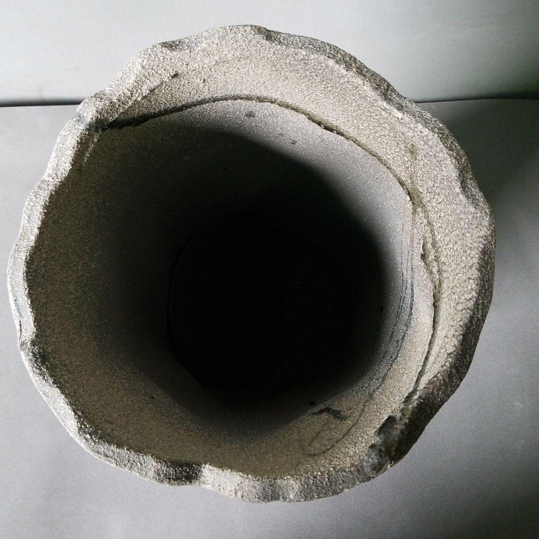 信楽焼　傘立て 窯変 高さ４７cm