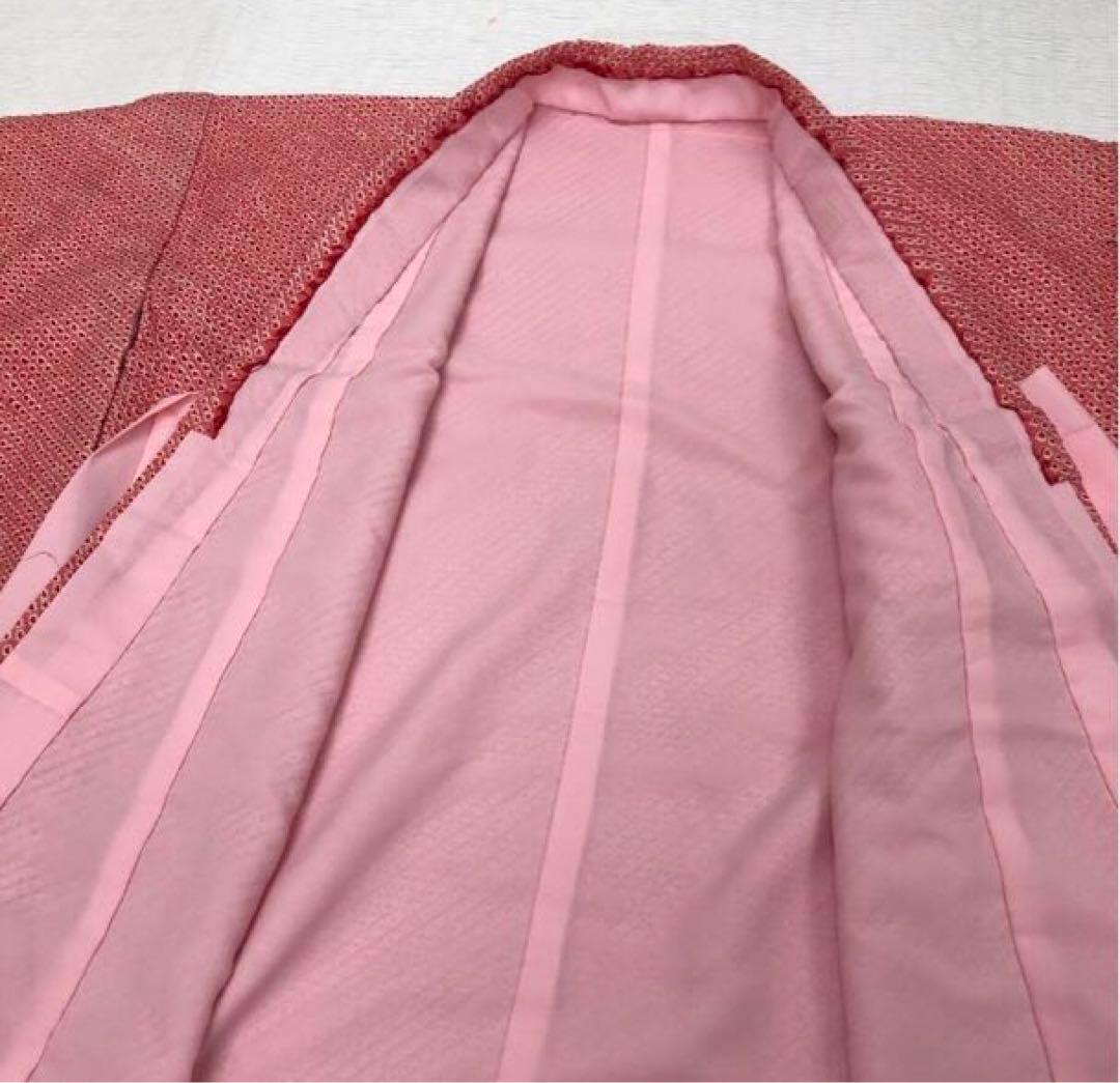 美品　七五三　女の子　5歳 〜 7歳　正絹　総絞り　着物　被布　セット　四つ身