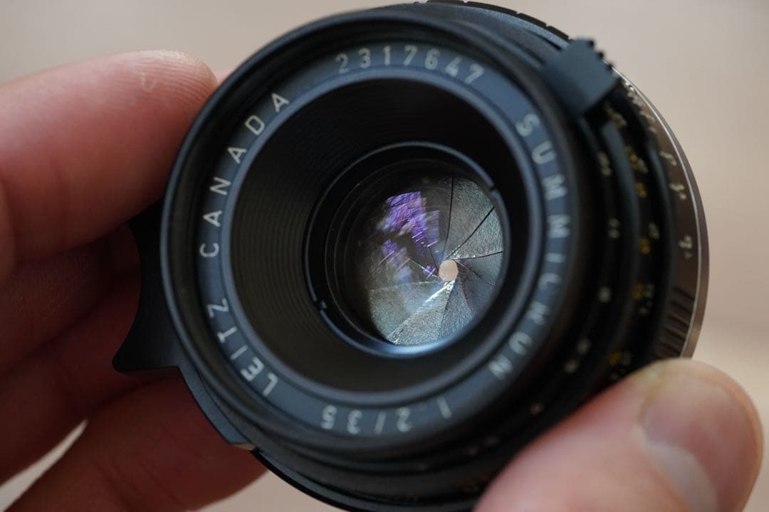 ＊cbjim＊ ライカ ズミクロン35mm +レンズフード12504セット