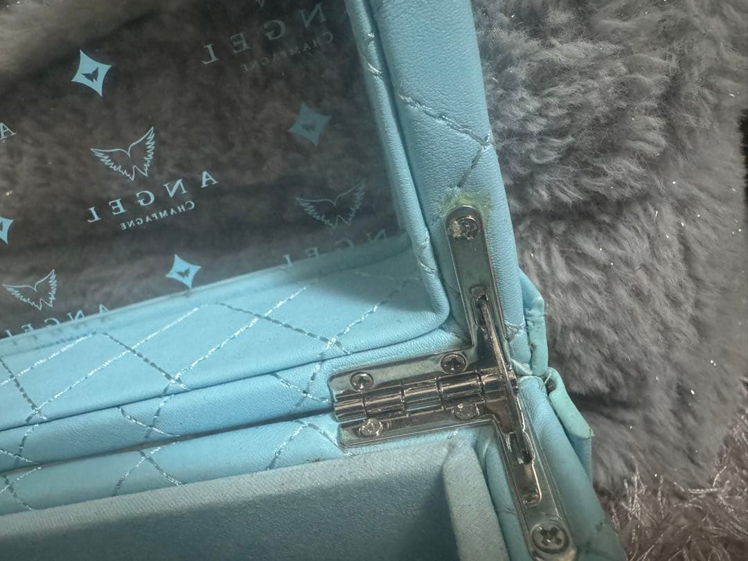 エンジェルシャンパン ドゥミセック ブルー レザータイプ