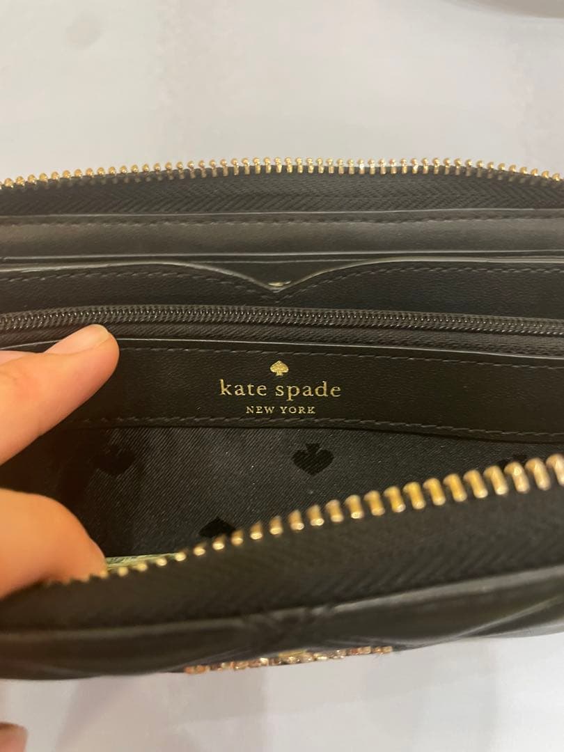 ケイトスペード 長財布 キルティングデザイン