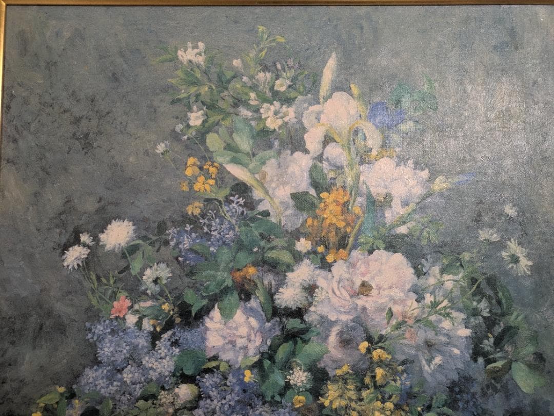 ピエール＝オーギュスト・ルノワール 春の花束 複製画 インテリア 水彩画