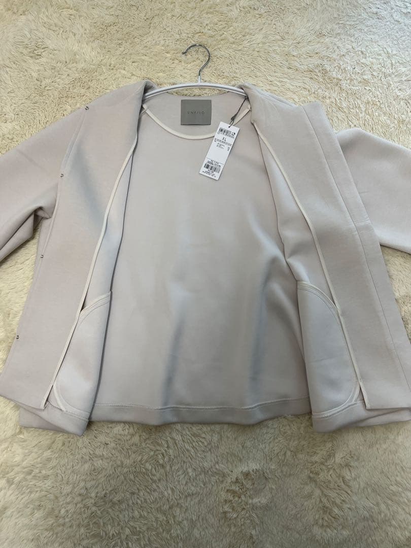 UNF/LO アンフィーロ　ダブルフェイス ショートコート　XL ウォッシャブル