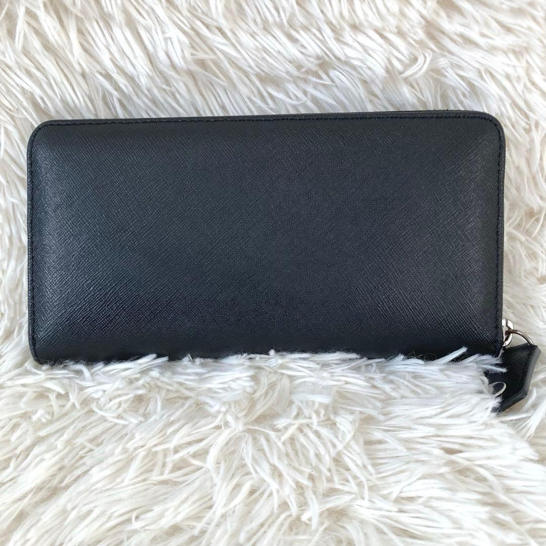 ヴィヴィアンウエストウッド　ディアマンテ　長財布 レザー　ブラック