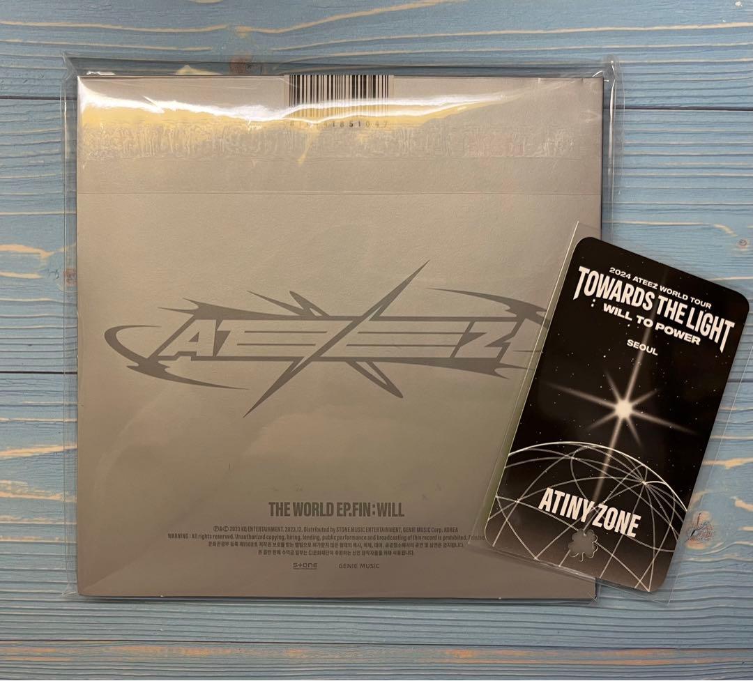 ATEEZ アチズ ユノ 直筆 サイン入りUK デジパック アルバム トレカ