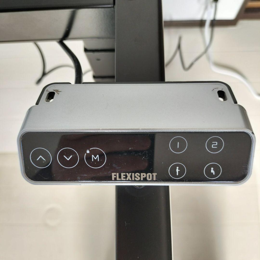 FLEXISPOT スタンディングデスク 電動式昇降デスク E7 ブラック脚のみ