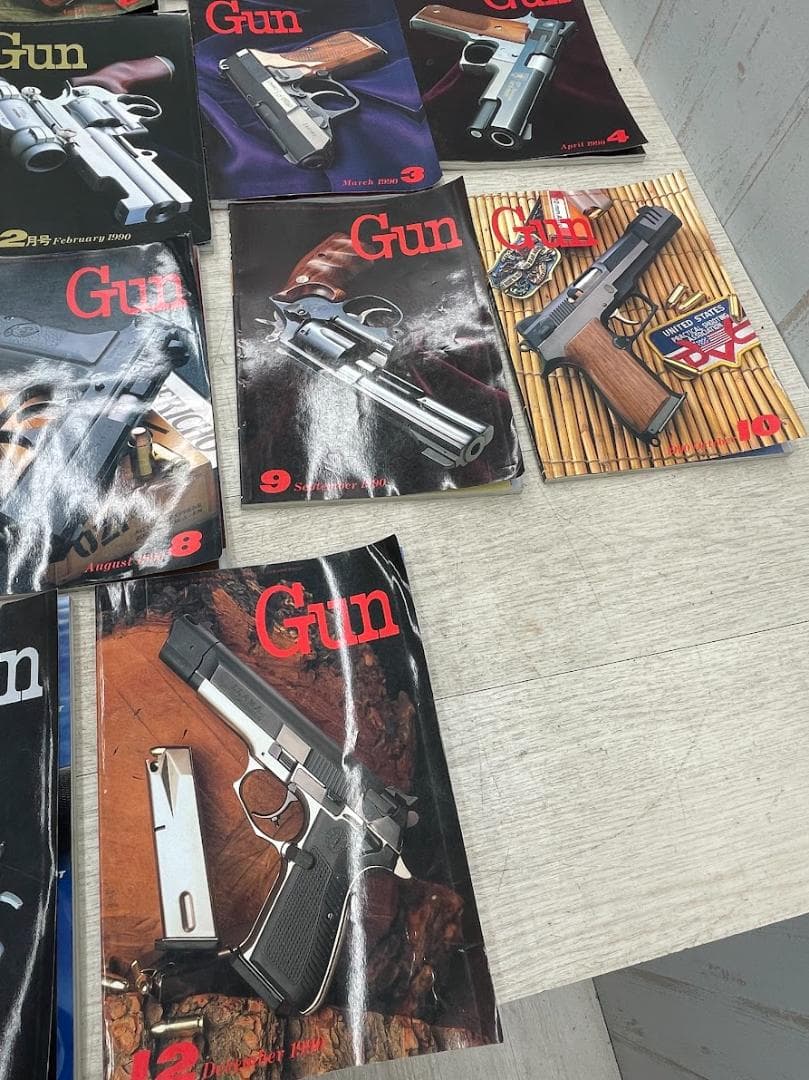 月刊GUN 1987-1990年 エアガンカタログ 23冊 まとめて