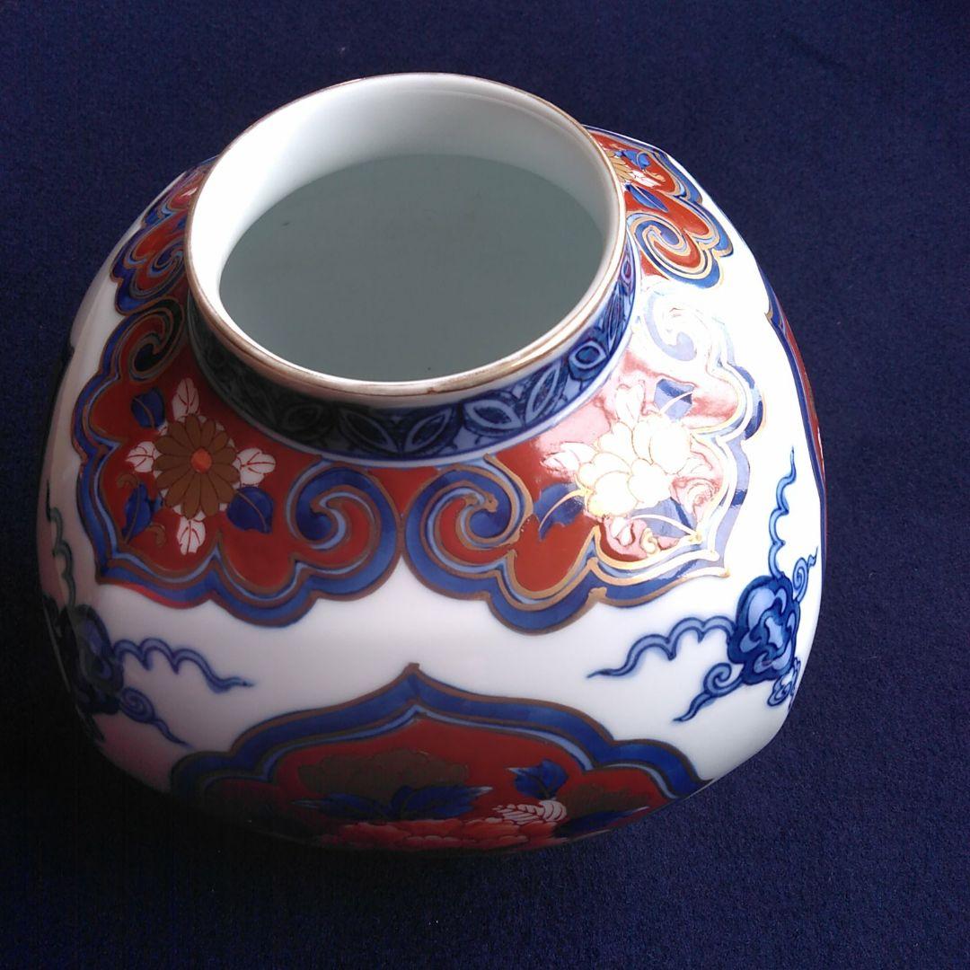 ５０９珍品　有田焼 哲山窯　不思議な形と絵柄　最高級品