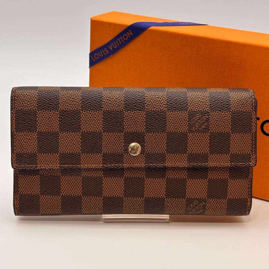 ✨鑑定済み✨ルイヴィトン✨ダミエ 長財布✨ポルトフォイユ インターナショナル