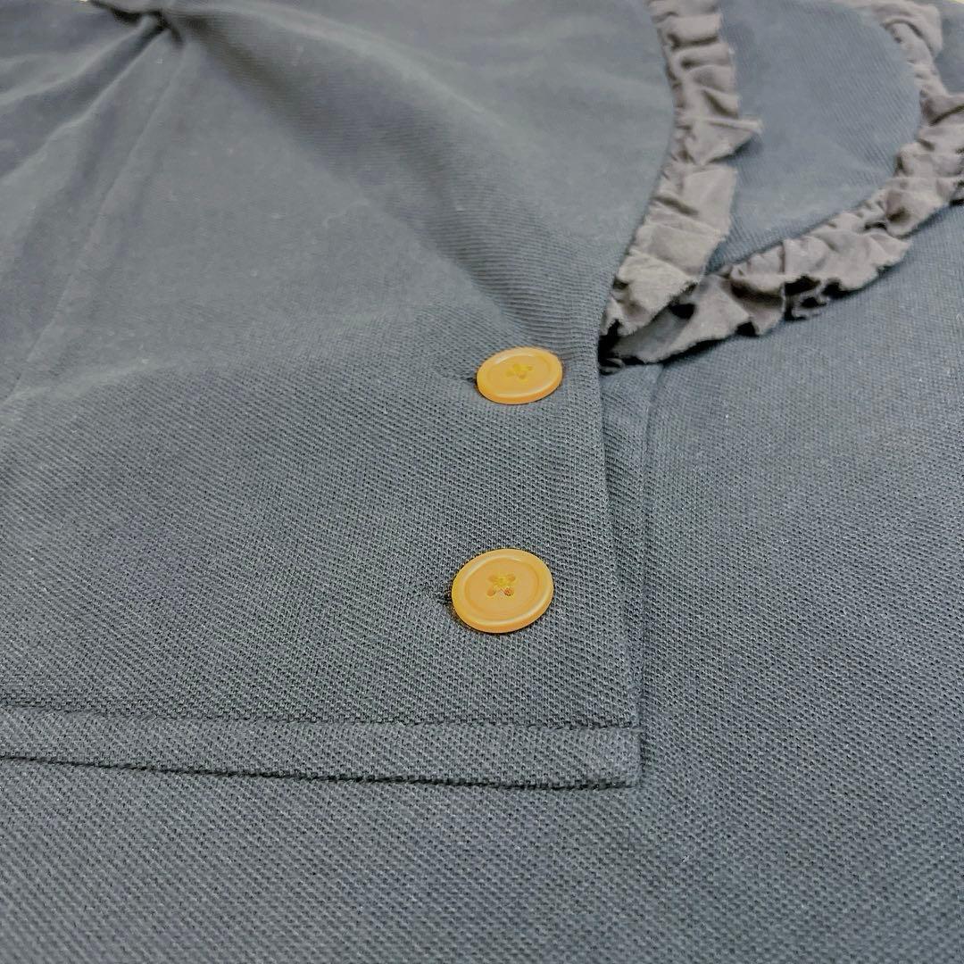 未使用級✨希少✨ヴィヴィアンウエストウッド フリル ラブポロシャツ オーブ刺繍