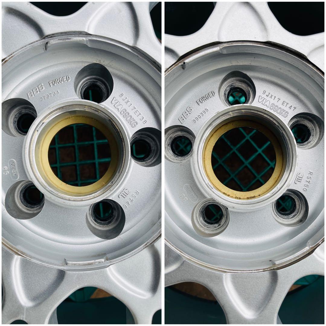 希少BBS RS748 RS750メッシュ 17インチ PCD114.3 5穴