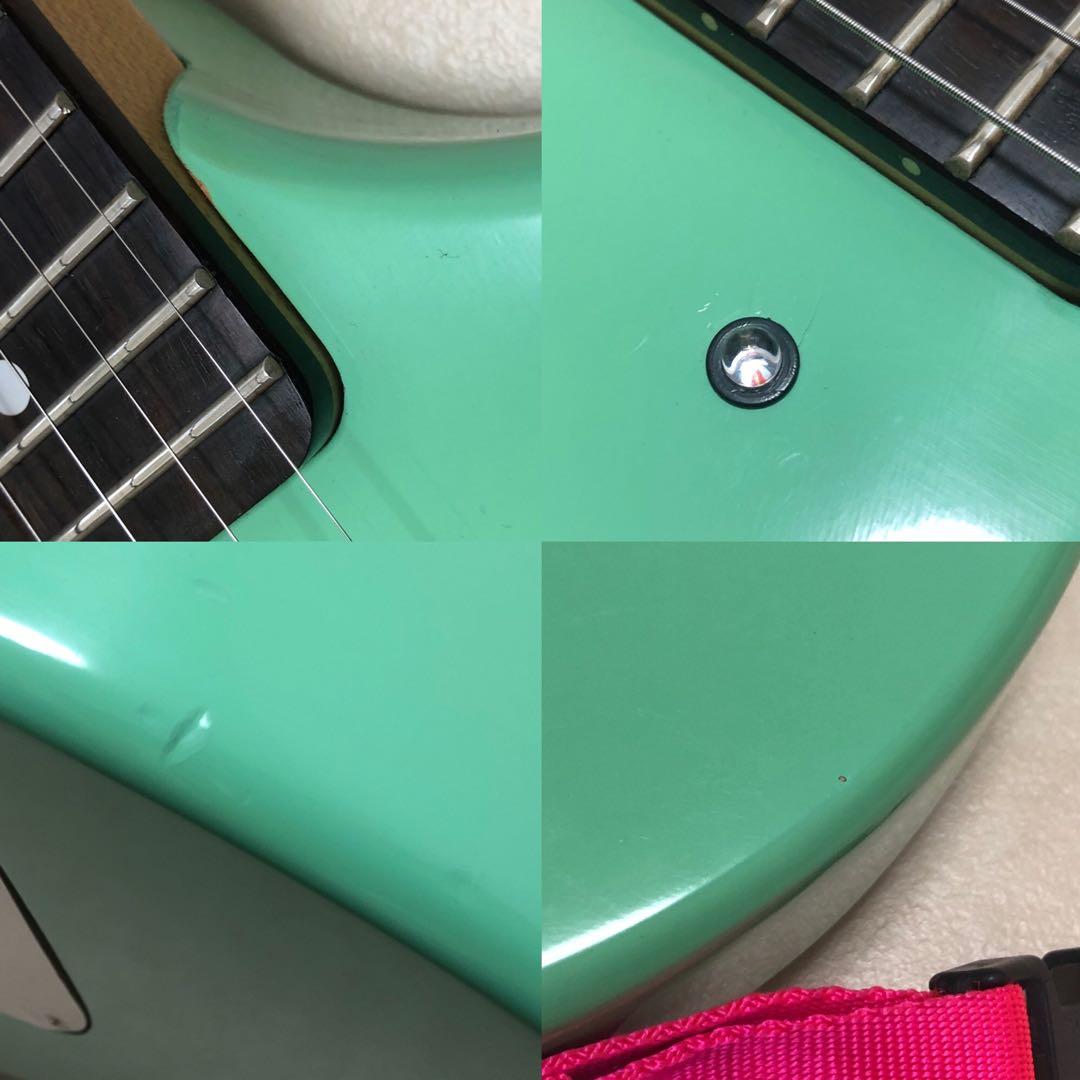 【美品】ZO-3 ミントグリーン アンプ内蔵ミニギター ディマジオPU搭載！！