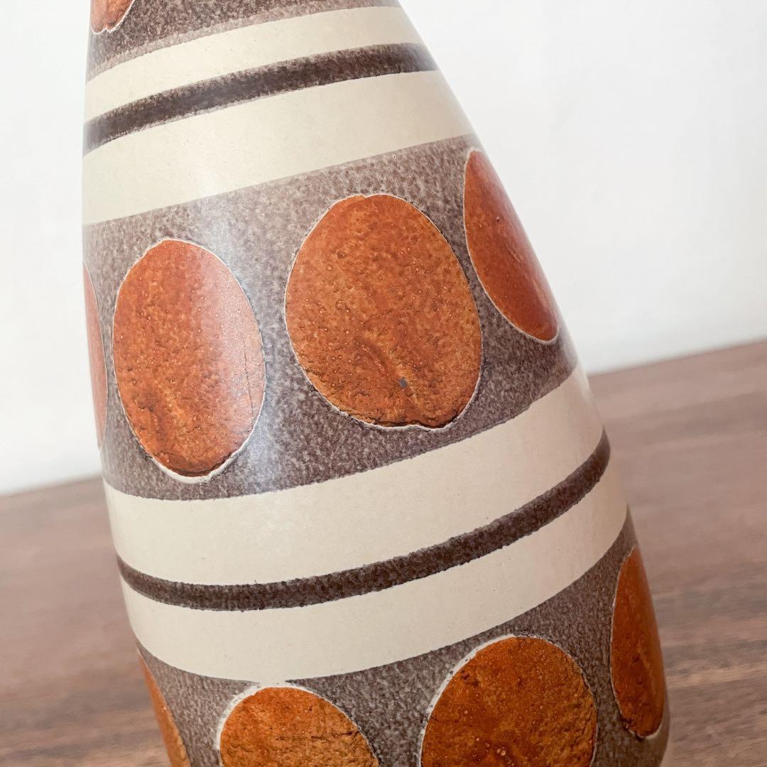 【東ドイツ Haldenslebenの花瓶】ミッドセンチュリー 293