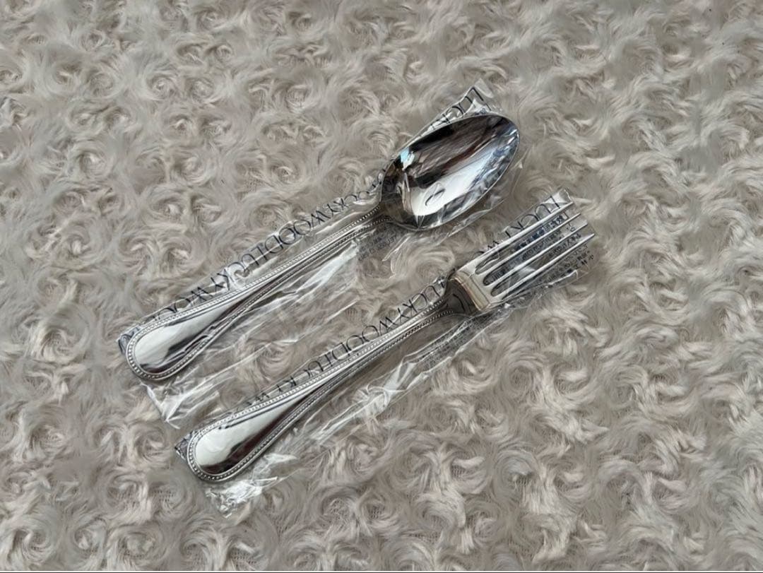 ラッキーウッド カトラリーセット　フレンチアクセント　ディナーセット　30本