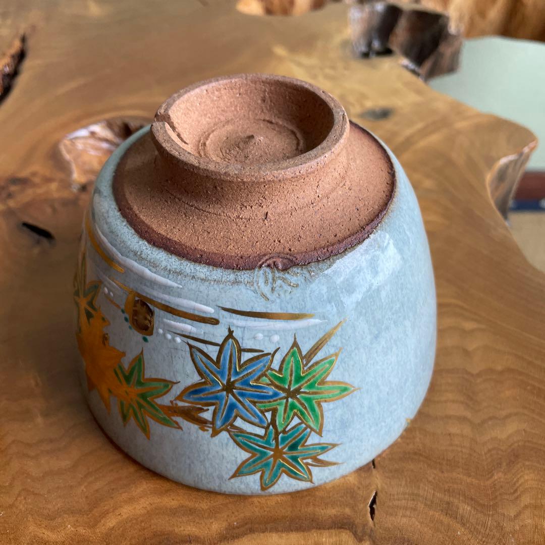 加藤春永造 京焼 抹茶碗 茶道具 共箱(169)