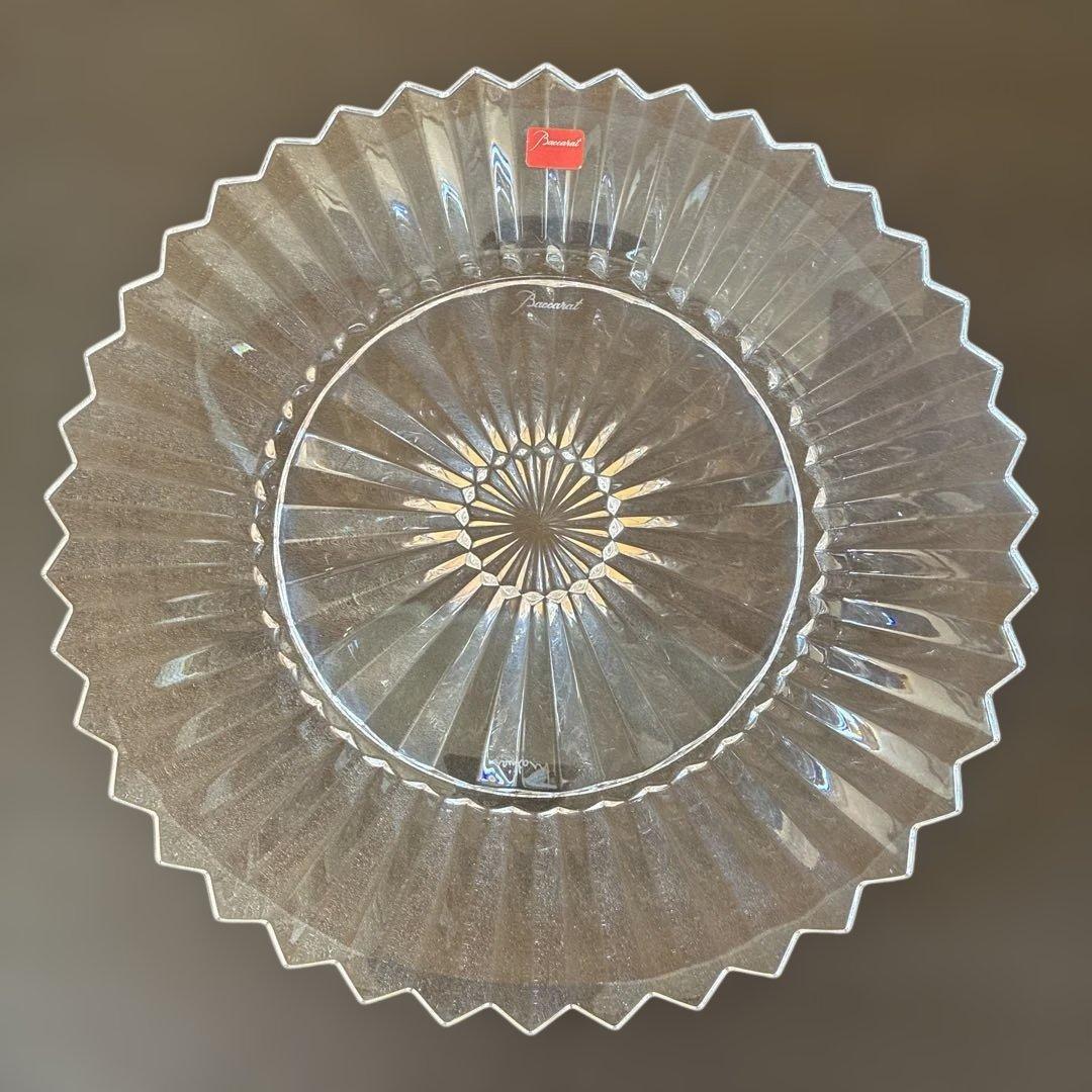 Baccarat ミルニュイ　26cmリム付き皿　4枚セット