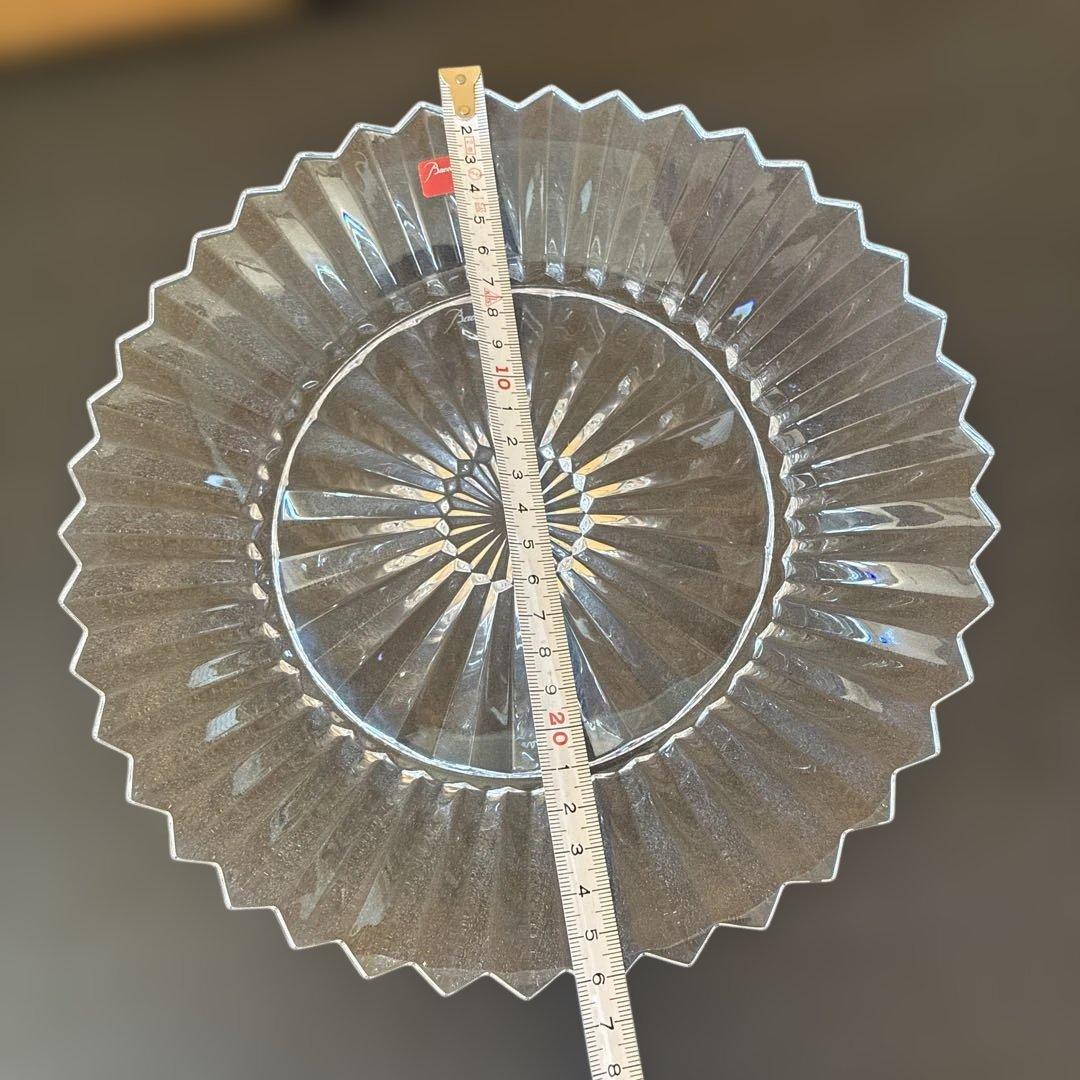 Baccarat ミルニュイ　26cmリム付き皿　4枚セット