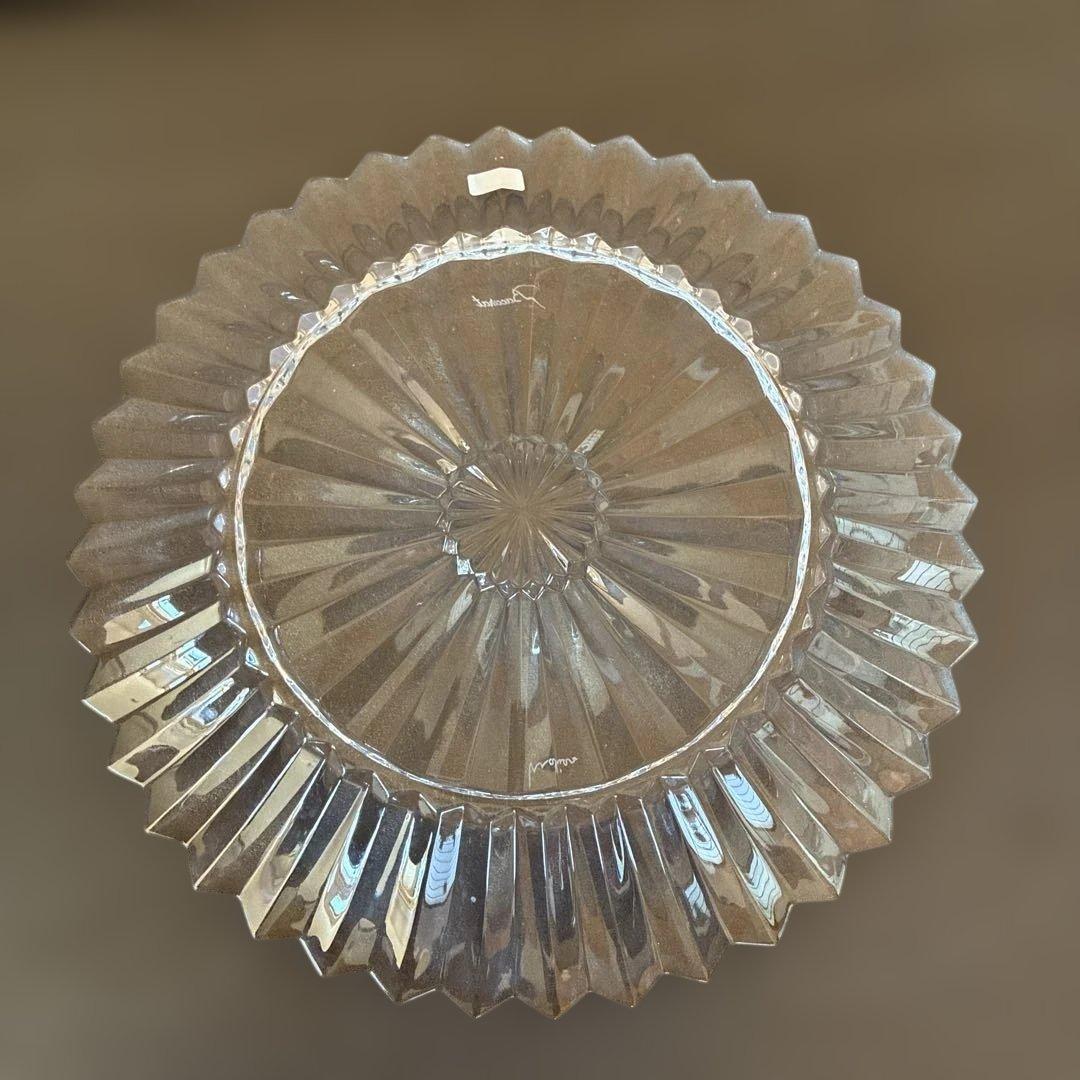 Baccarat ミルニュイ　26cmリム付き皿　4枚セット
